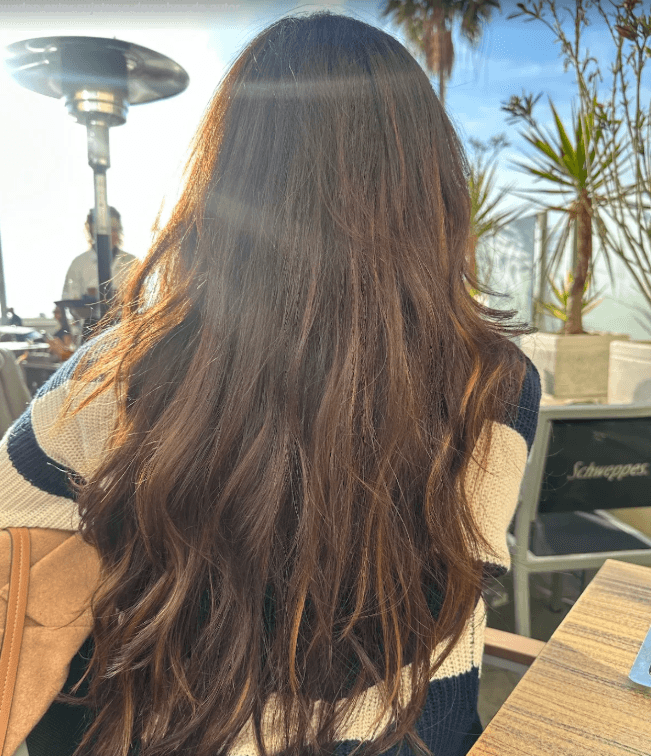 Resultado de mechas hecho a Johanna Martinez